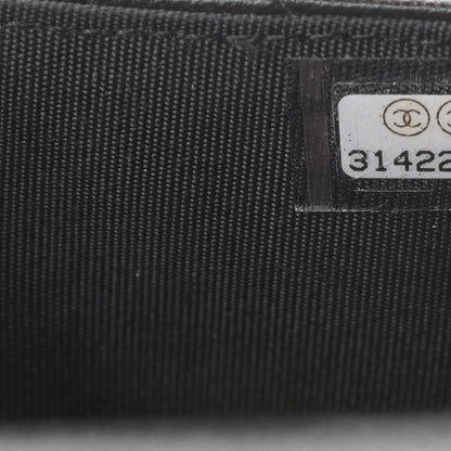 Chanel Lambskin Quilted Top Handle Flap Coin Purse With Chain Black 8 of 12