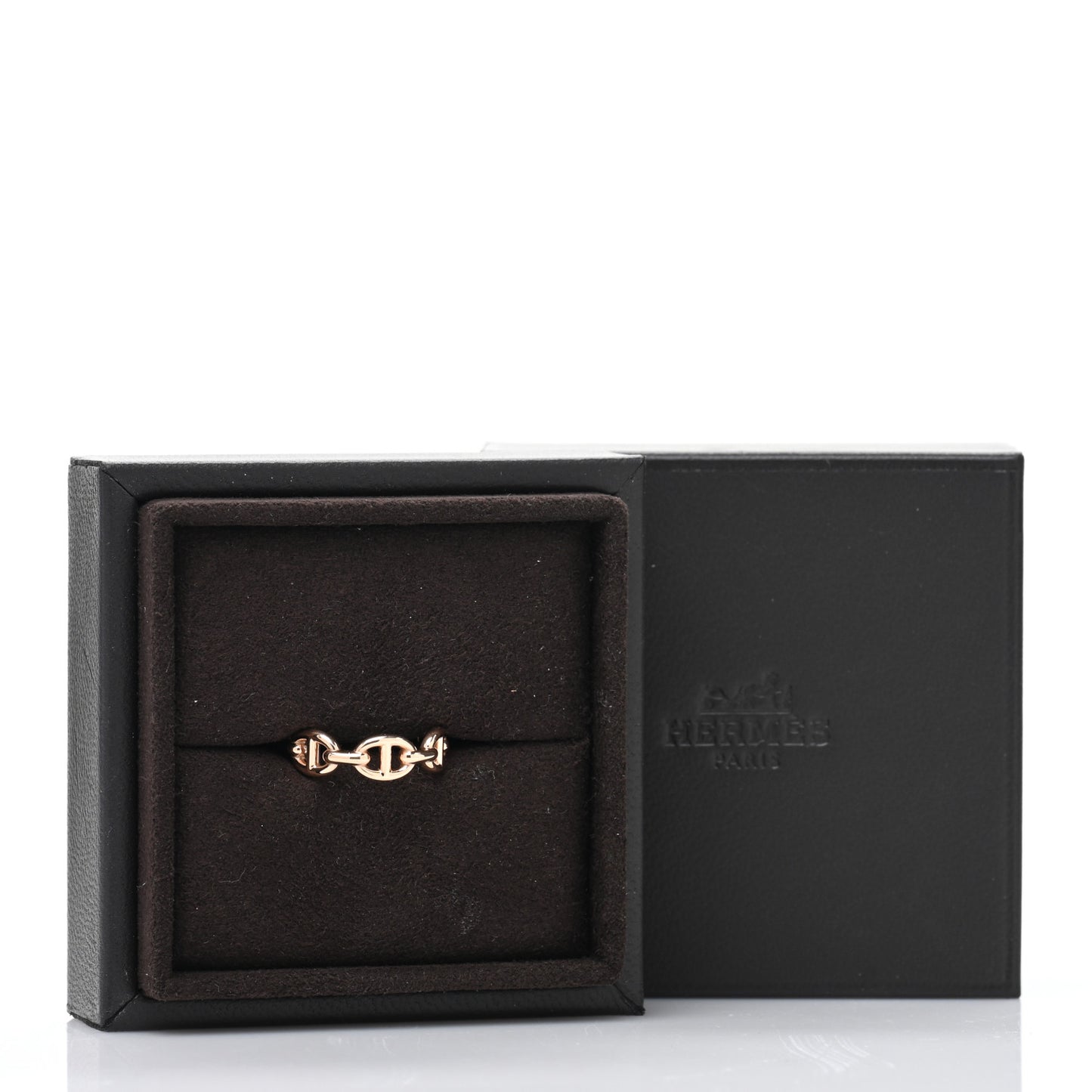 18K Rose Gold PM Chaine d'Ancre Enchainee Ring 51 5.75