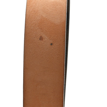 Louis Vuitton Damier Ebene Ceinture Belt Gold Buckle 4 of 5