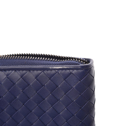 Bottega Veneta Nappa Intrecciato Zip Around Wallet Atlantic 7 of 8