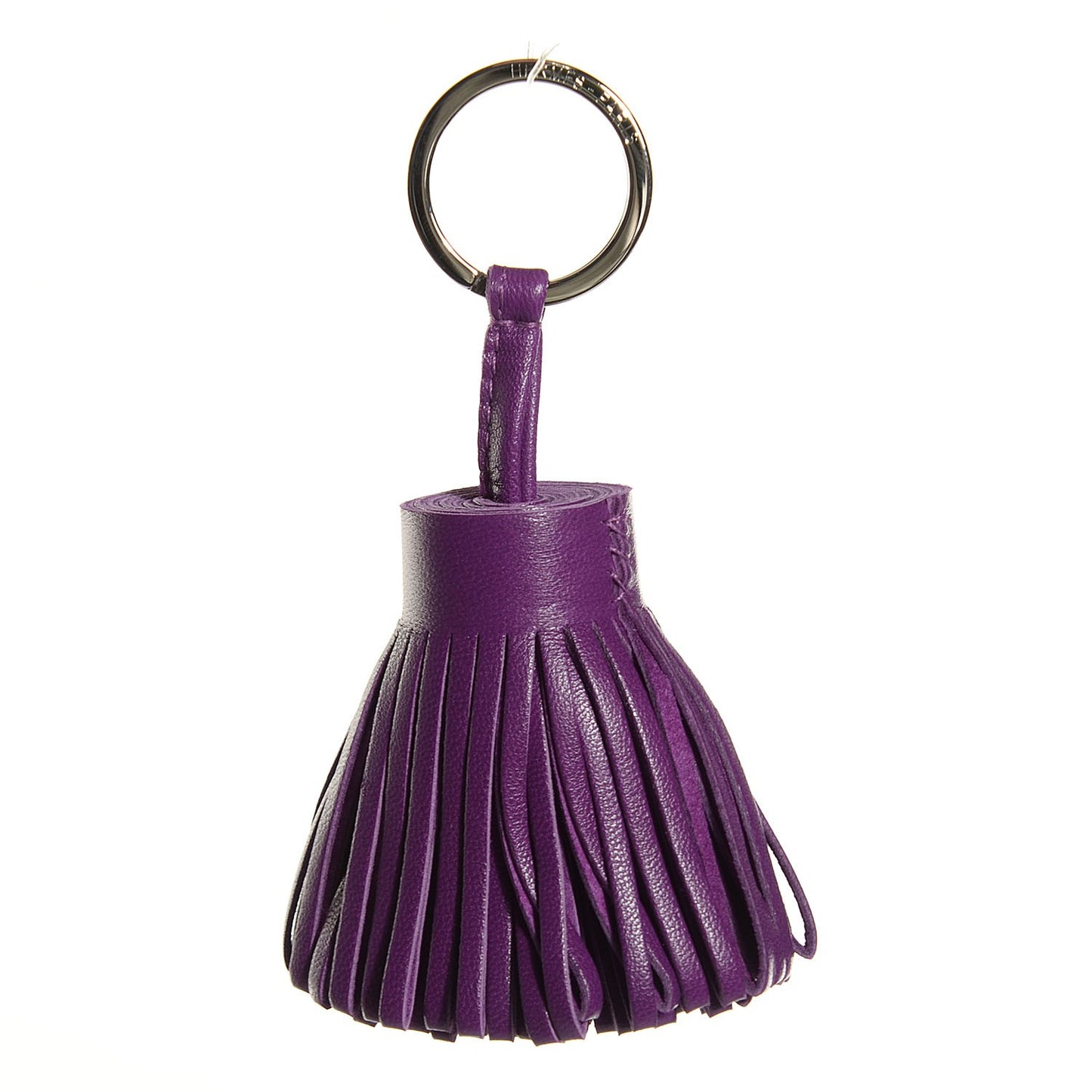 Lambskin Carmen Tassel Key Holder Violet