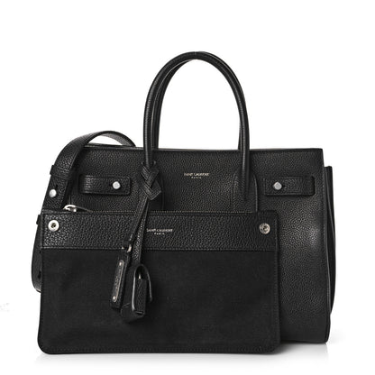Saint Laurent Grained Calfskin Baby Sac De Jour Souple Black 1 of 10