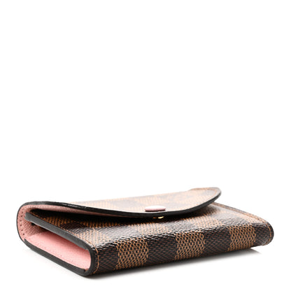 Louis Vuitton Damier Ebene Rosalie Coin Purse Rose Ballerine 4 of 8