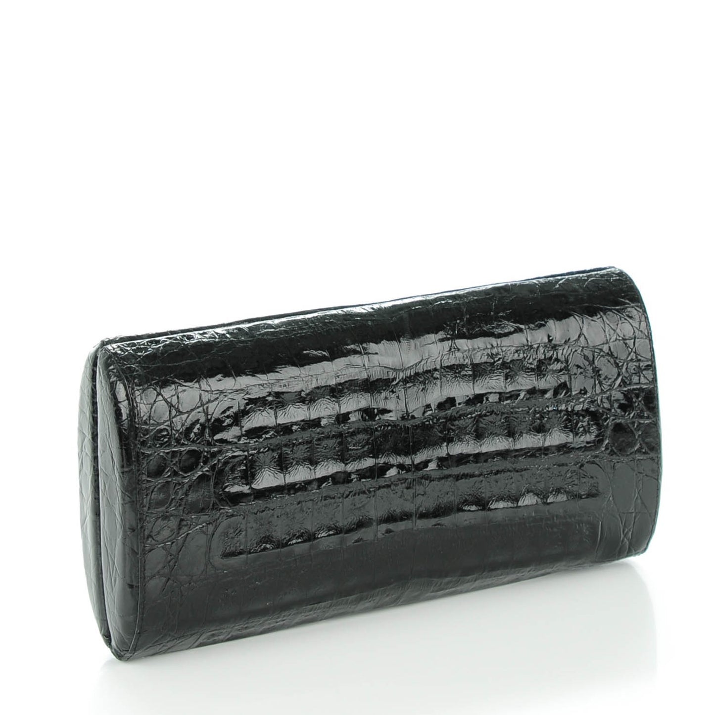 Crocodile Clutch Black
