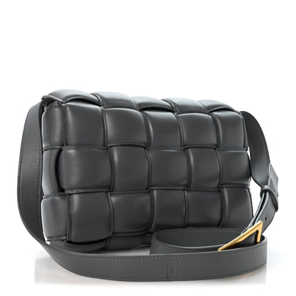 Bottega Veneta Nappa Maxi Intreccio Padded Cassette Crossbody Bag Thunder 3 of 14