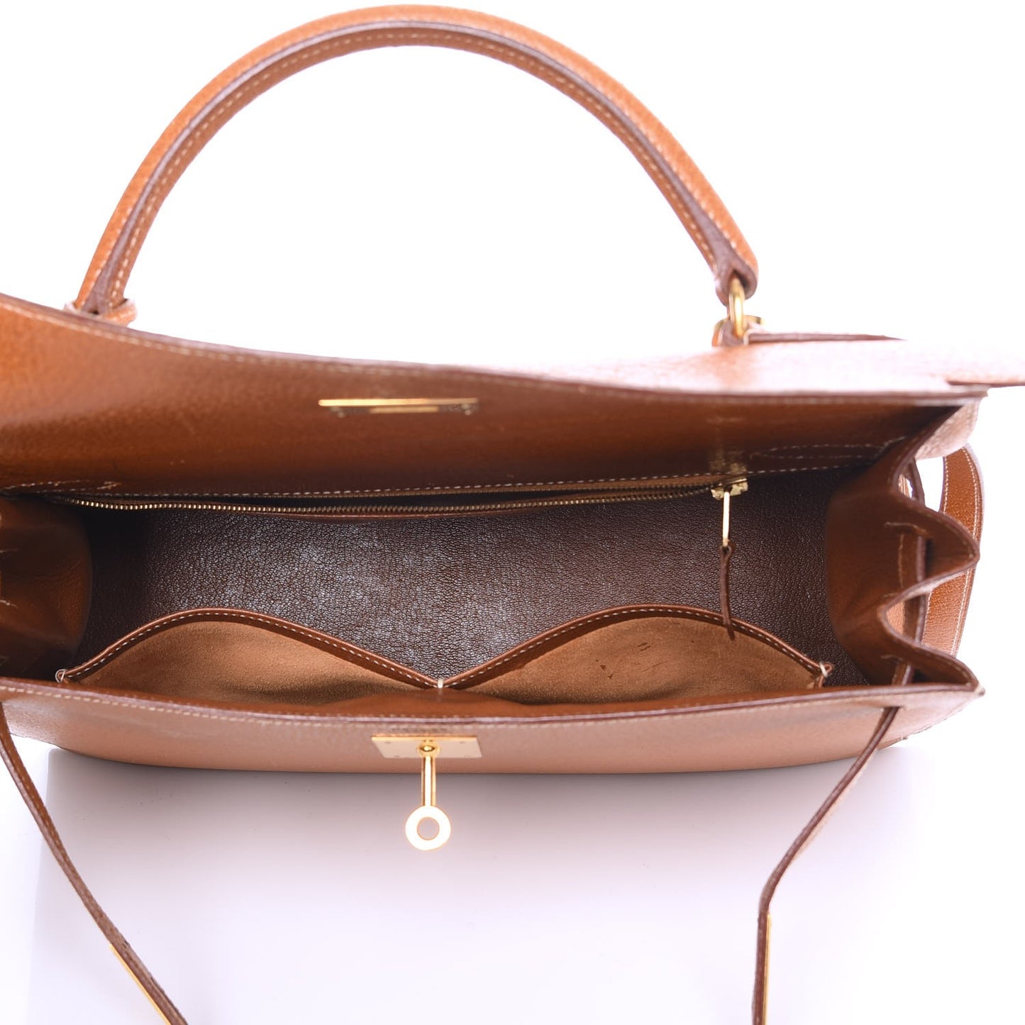 Peau Porc Sellier Kelly 32 Gold
