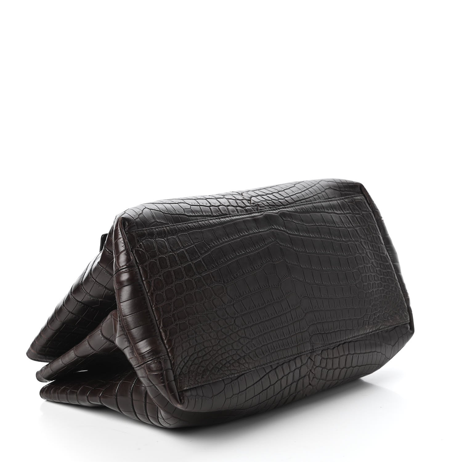 Bottega Veneta Soft Crocodile Fume Medium Roma Tote Edoardo 4 of 10