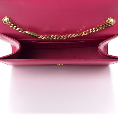 Saint Laurent Smooth Calfskin Medium Classic Monogram Kate Tassel Satchel Fuchsia 5 of 10