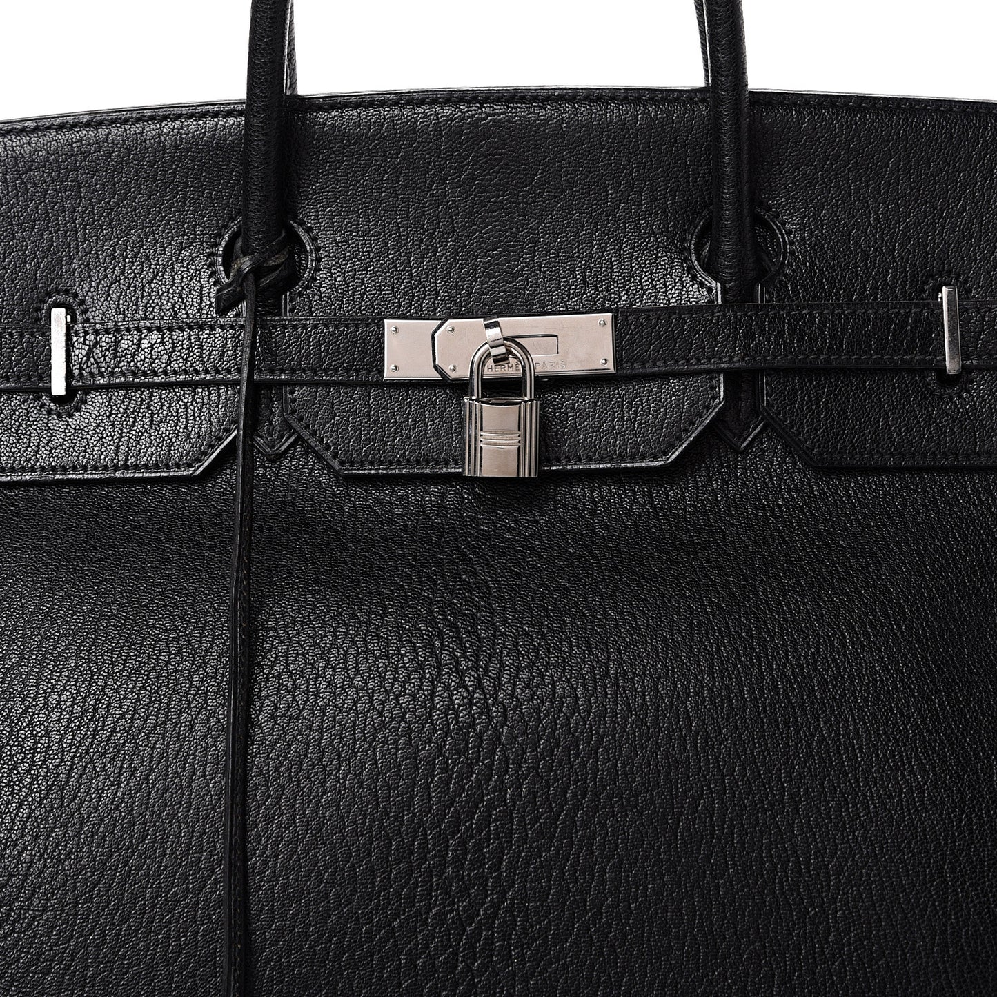Chevre De Coromandel Birkin 40 Black
