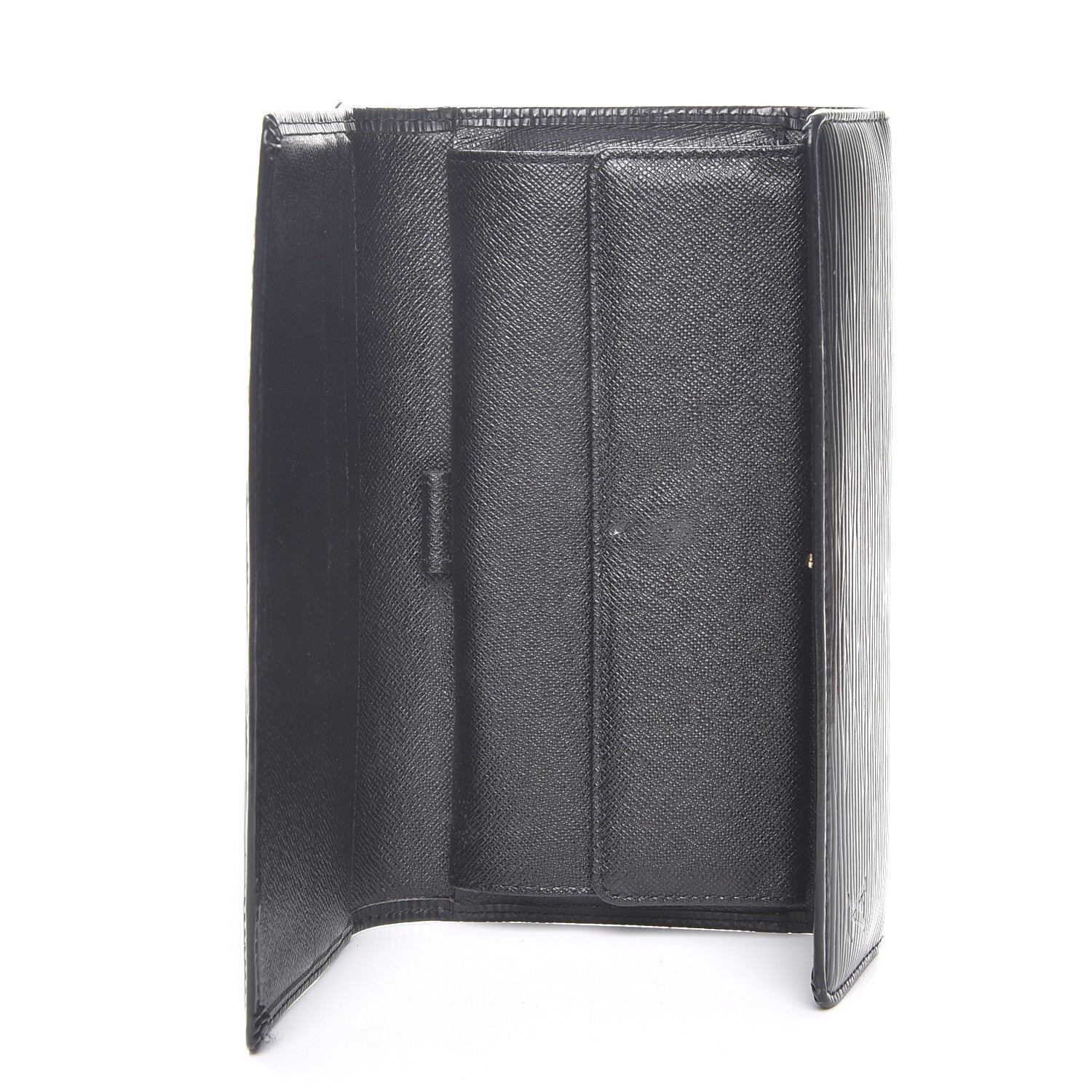 Louis Vuitton Epi Porte Tresor International Wallet Black 5 of 9
