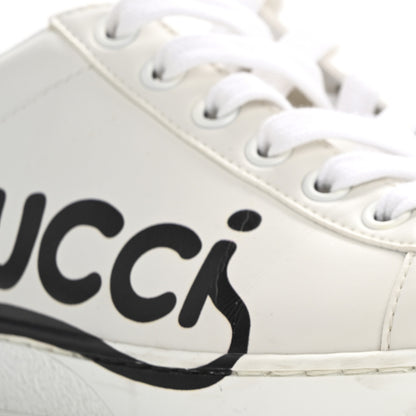 Gucci Calfskin Cat Womens Ace Sneakers 35 White 11 of 14