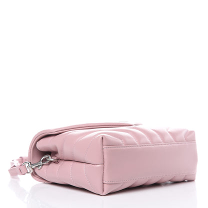 Saint Laurent Calfskin Y Quilted Monogram Toy Loulou Crossbody Bag Tender Pink 4 of 11