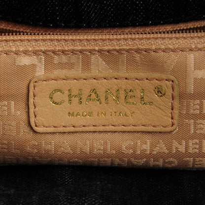 Chanel Denim Coco Cabas Tote Blue 6 of 7