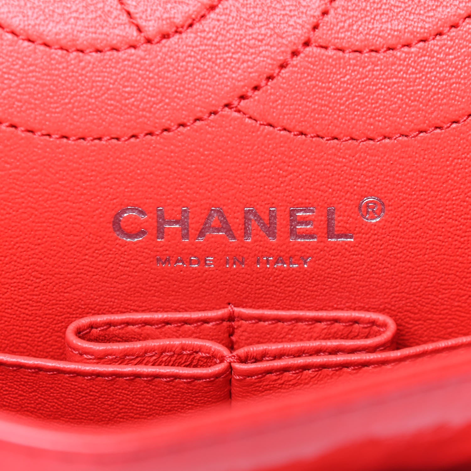 Chanel Aged Glazed Calfskin Quilted 2.55 Reissue 225 Flap Red 5 of 8