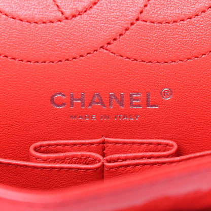 Chanel Aged Glazed Calfskin Quilted 2.55 Reissue 225 Flap Red 5 of 8