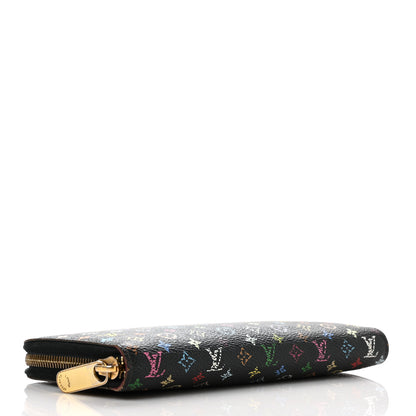 Louis Vuitton Monogram Multicolor Zippy Wallet Black Grenade 4 of 10