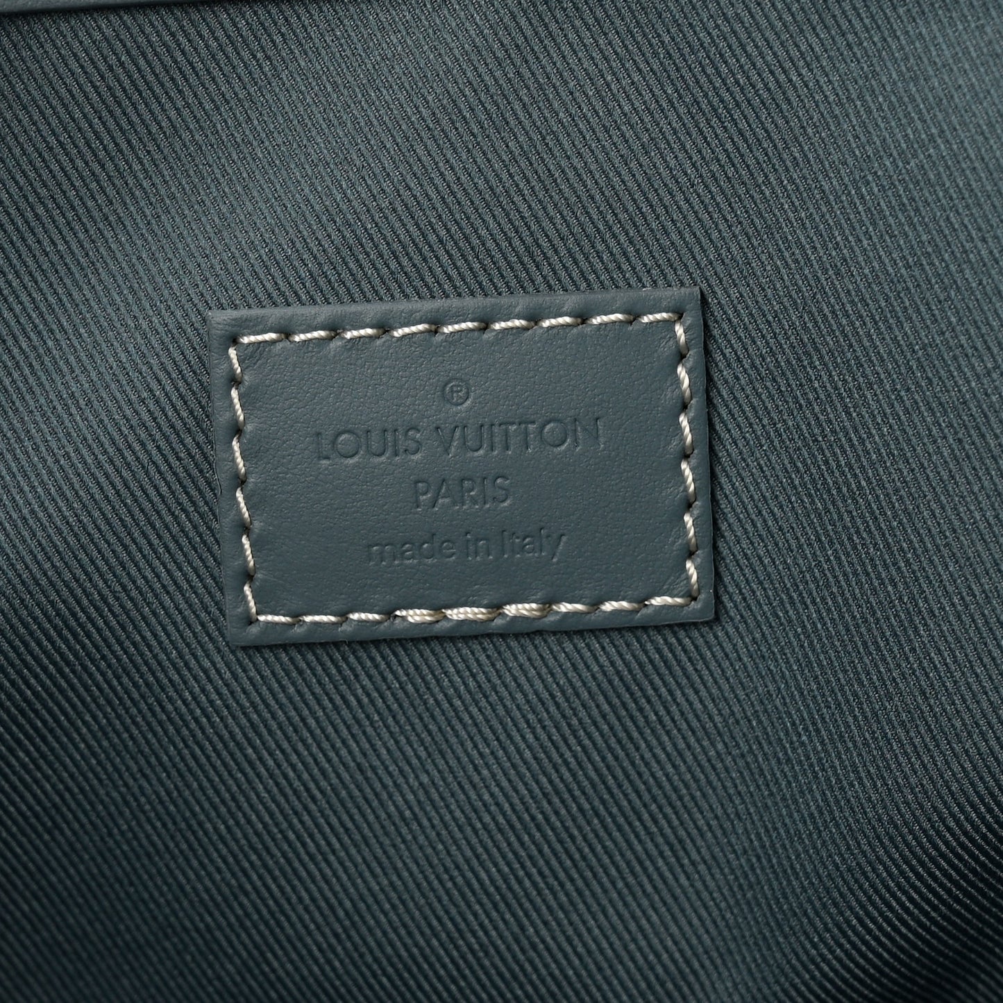 Monogram Washed Denim Keepall Bandouliere 50 Blue