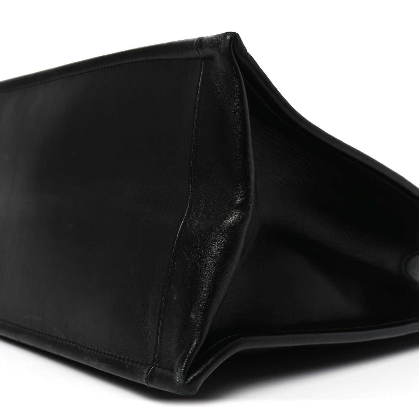 Calfskin Archicannage Large Essential Tote Black