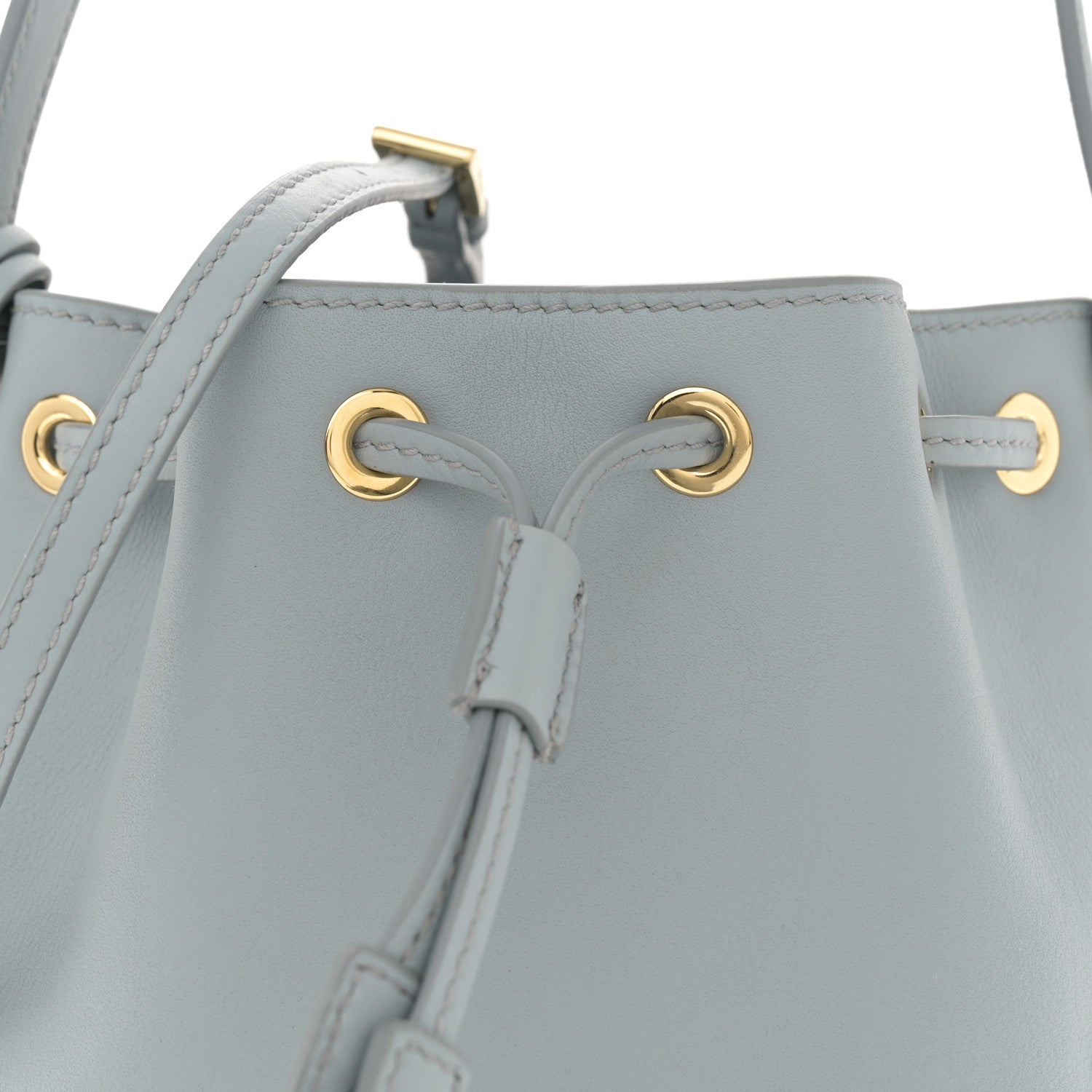 Prada Calfskin Mini Bucket Bag Opaline 8 of 11