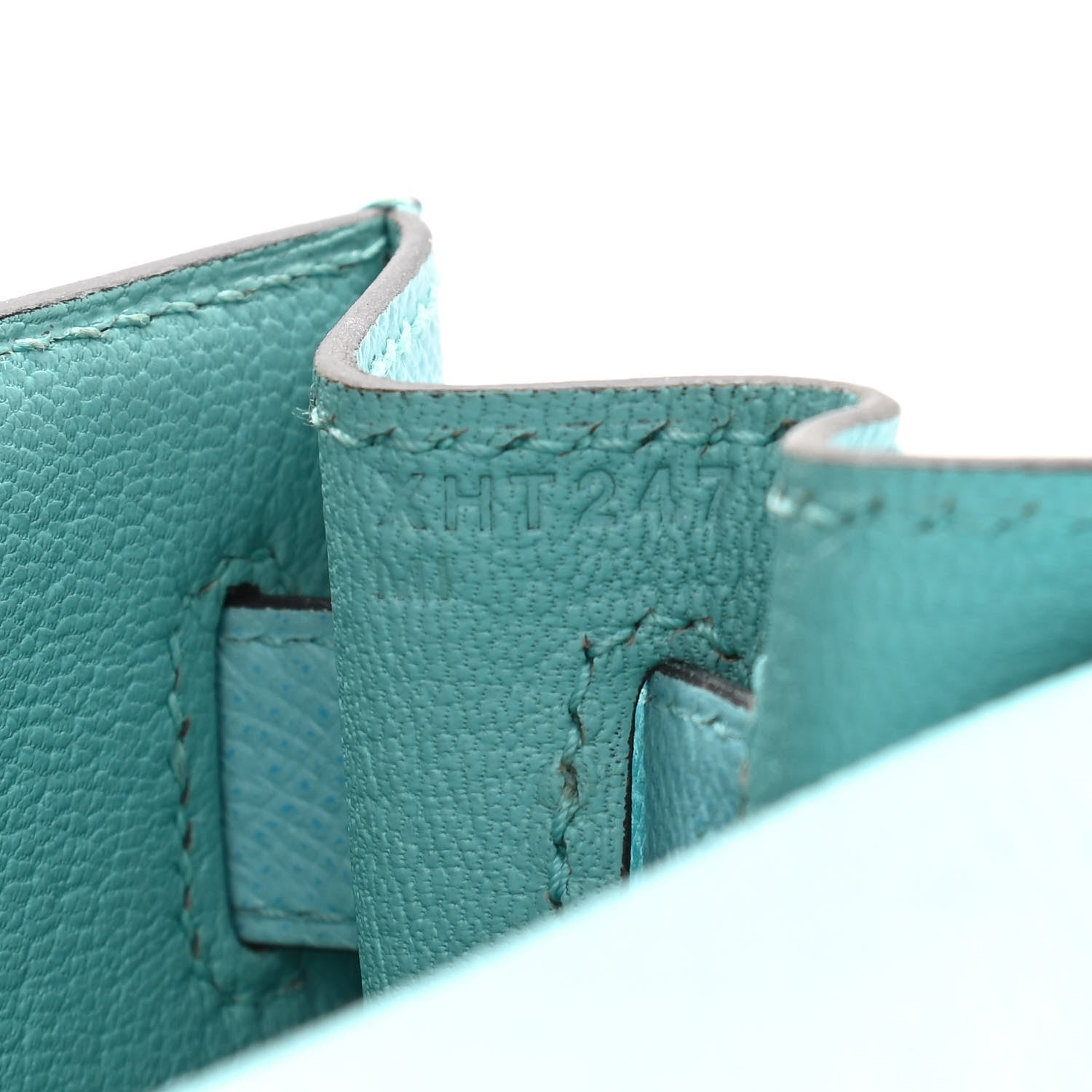 Hermes Epsom Kelly Sellier 28 Bleu Atoll 8 of 13