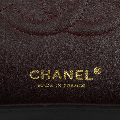 Chanel Lambskin Quilted Medium Double Flap Black 6 of 7