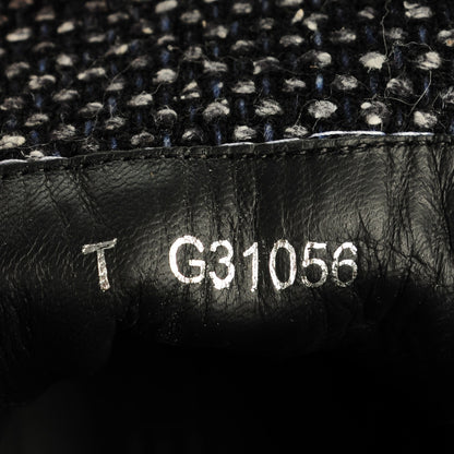 Chanel Calfskin Wool Combat Boots 39 Black 7 of 7