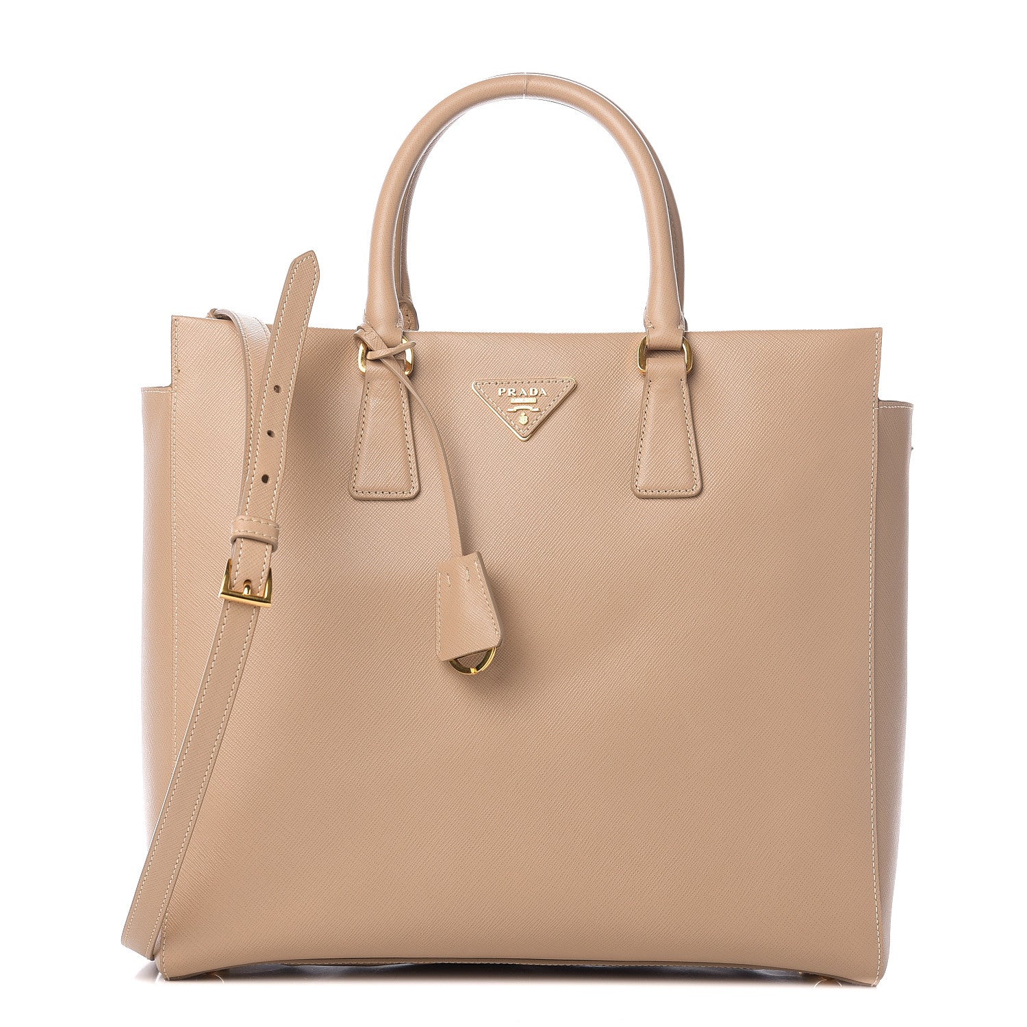 Prada Saffiano Lux Tote Sabbia 1 of 10