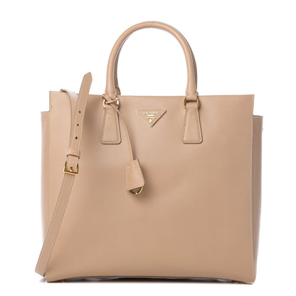 Prada Saffiano Lux Tote Sabbia 1 of 10