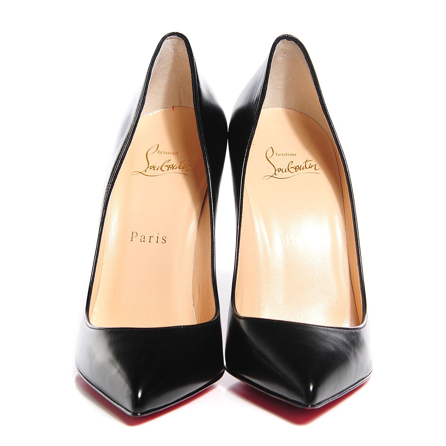 Christian Louboutin Kid Pigalle Follies 100 Pumps 37.5 Black 2 of 6