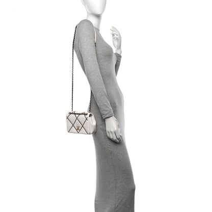 Chanel Lambskin Small Entwined Chain Flap White 2 of 11