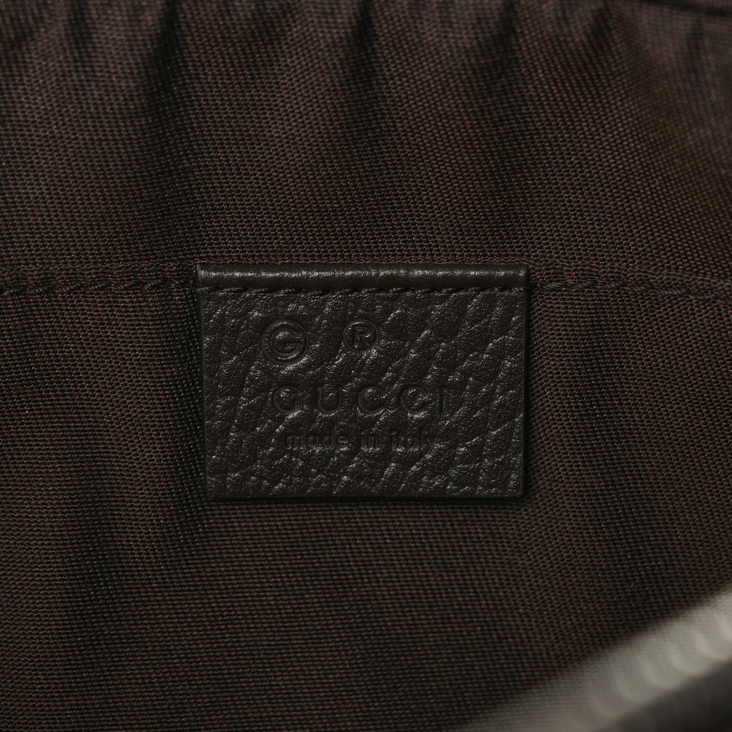 Monogram Dollar Calfskin Belt Bag Beige Ebony Testa di Moro Marrone Scuro
