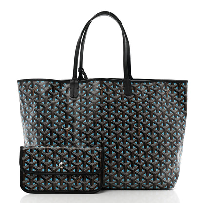Goyard Goyardine Saint Louis Claire Voie PM Black Blue 3 of 11