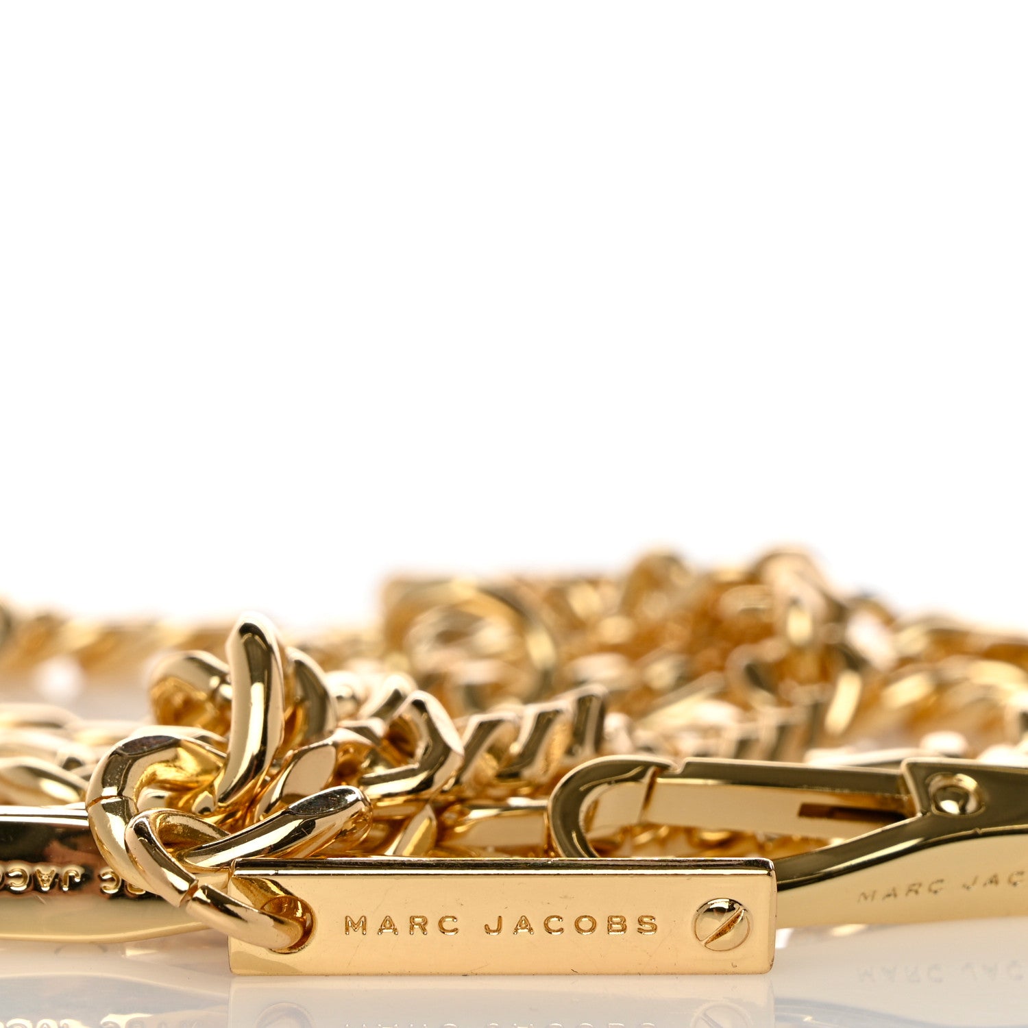 Marc Jacobs The Metal Chain Strap Gold 4 of 4