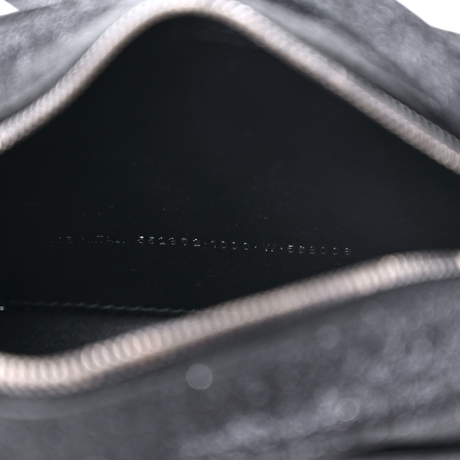 Balenciaga Metallic Calfskin Logo XS Everyday Camera Bag Black 6 of 7