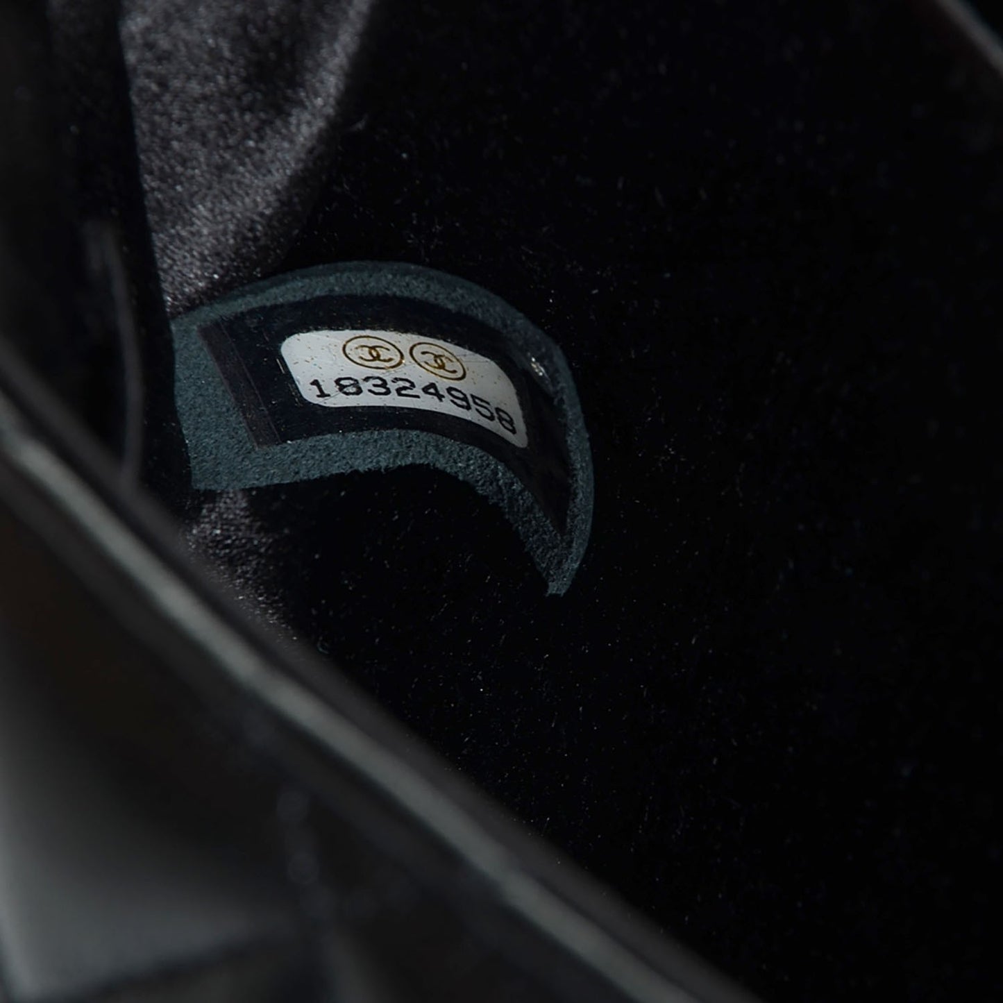 Lambskin Quilted Mini Around the World Flap Black