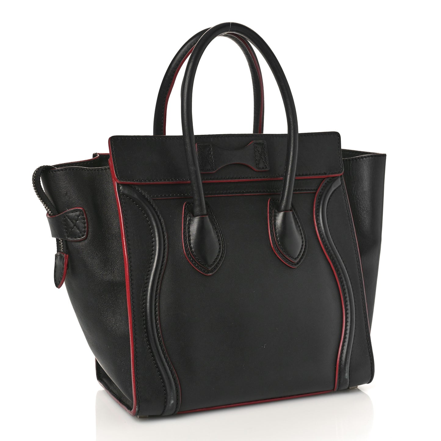 Smooth Calfskin Micro Luggage Black