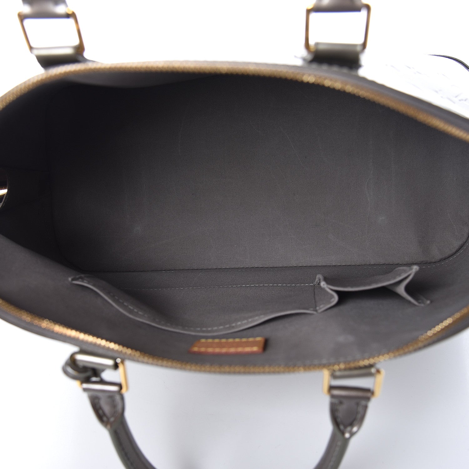 Louis Vuitton Vernis Alma GM Gris Art Deco 5 of 12