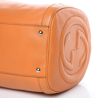 Gucci Pebbled Calfskin Medium Soho Boston Curcuma 9 of 18