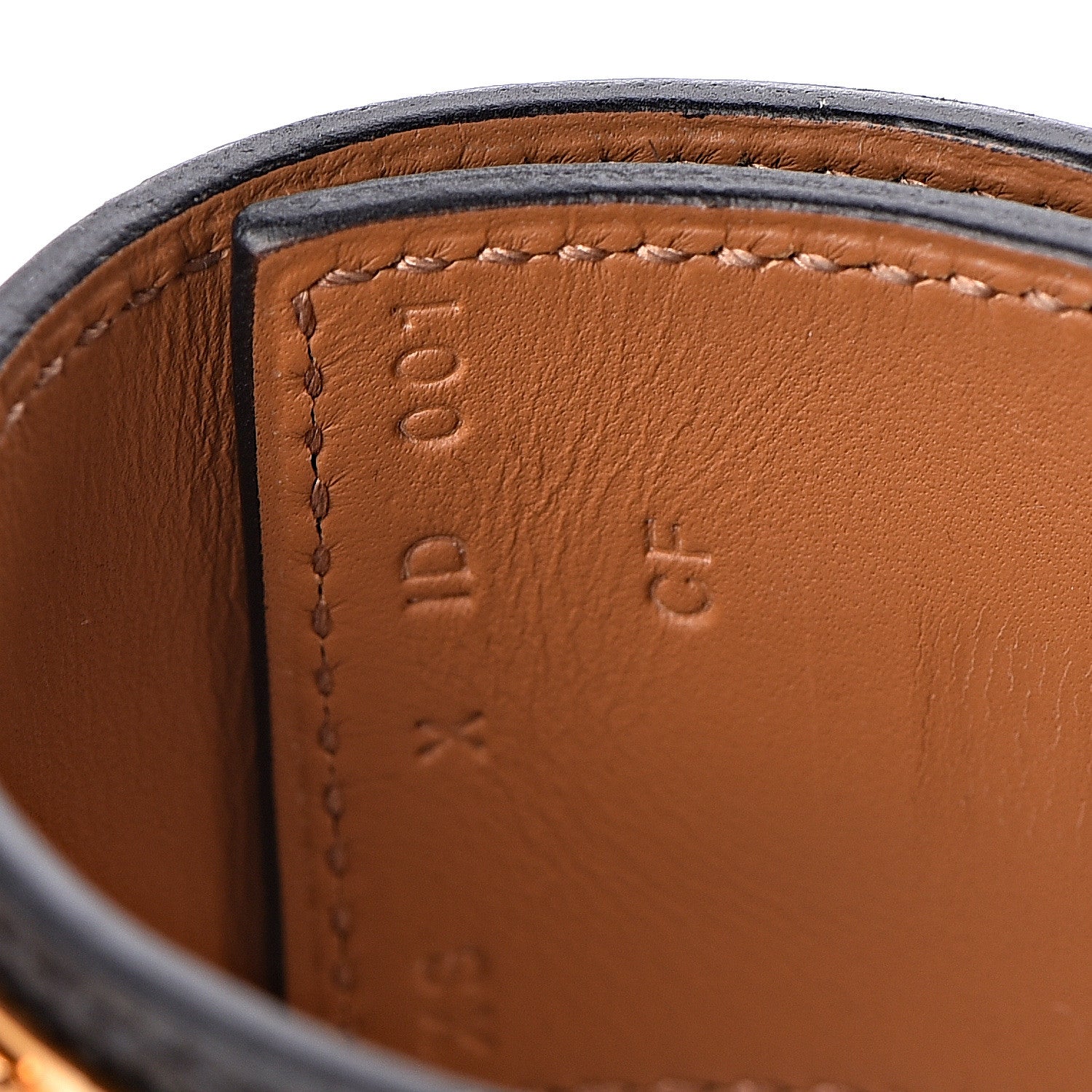 Hermes Epsom Collier de Chien CDC Bracelet XS Black 6 of 7