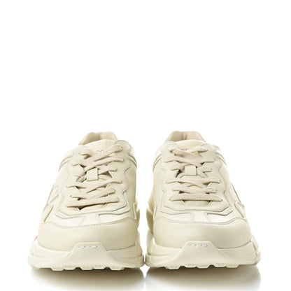 Gucci Calfskin Logo Mens Rhyton Sneakers 8 Ivory 2 of 8
