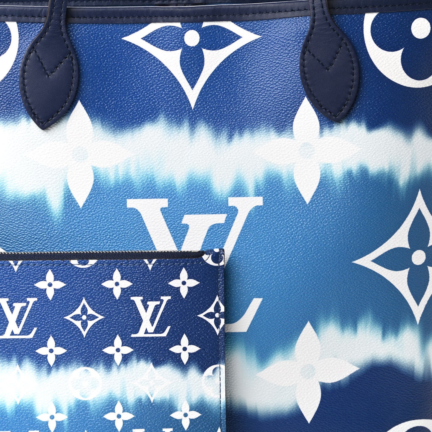 Monogram Escale Neverfull MM Blue