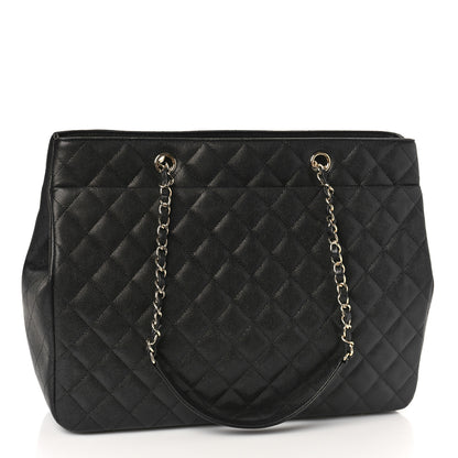 Chanel Caviar Quilted Large Shopping Tote Black 3 of 8