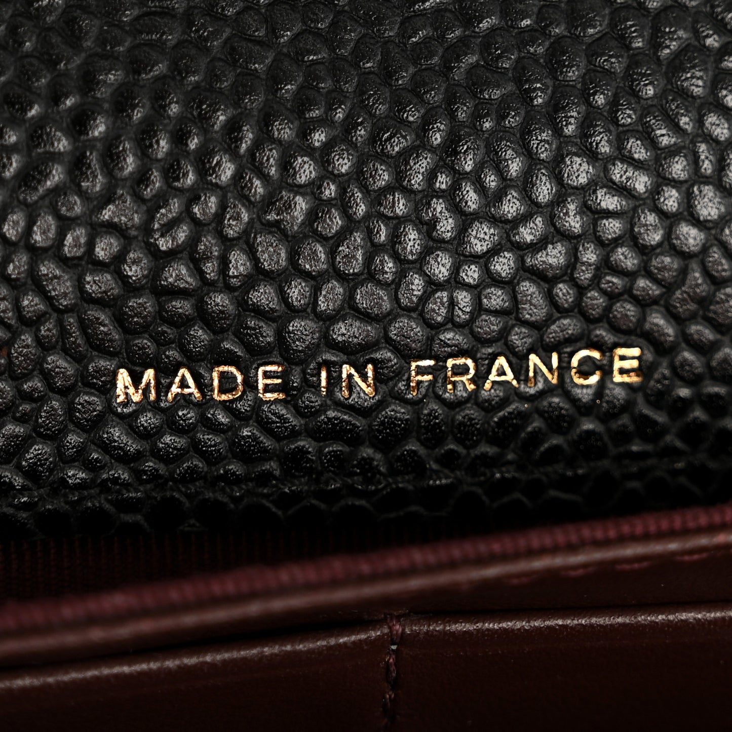Caviar Quilted Large Gusset Flap Wallet Black