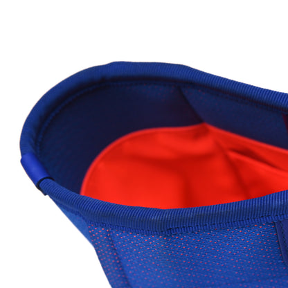 Chanel Mixed Fibers Small Deauville Tote Blue Orange 6 of 8