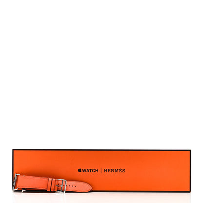 Hermes Swift 45mm Apple Watch Single Tour Band Orange 5 of 5