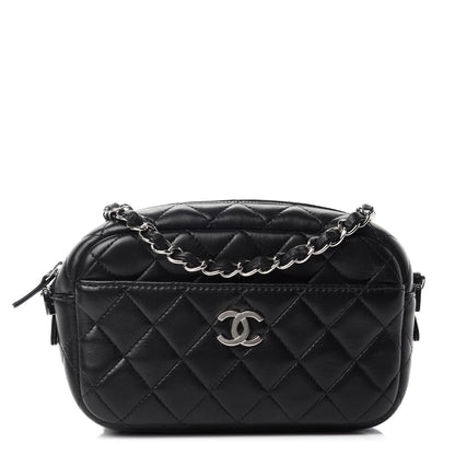 Chanel Lambskin Quilted Small Timeless Camera Case Black 1 of 12