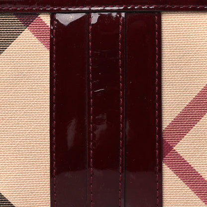 Burberry Supernova Check Wristlet Berry Red 8 of 8