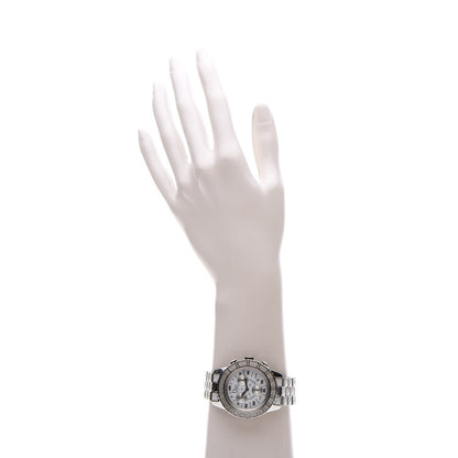 Christian Dior Stainless Steel Diamond Sapphire 38mm Christal Chronograph Quartz Watch White 2 of 11