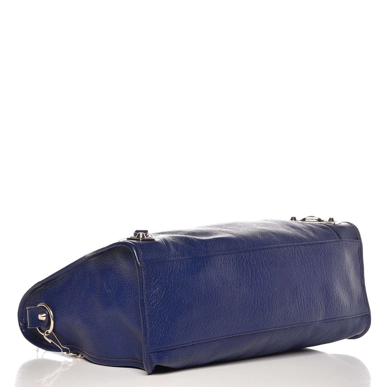 Balenciaga Chevre Gold Metallic Edge Hardware City Bleu Roi 5 of 10
