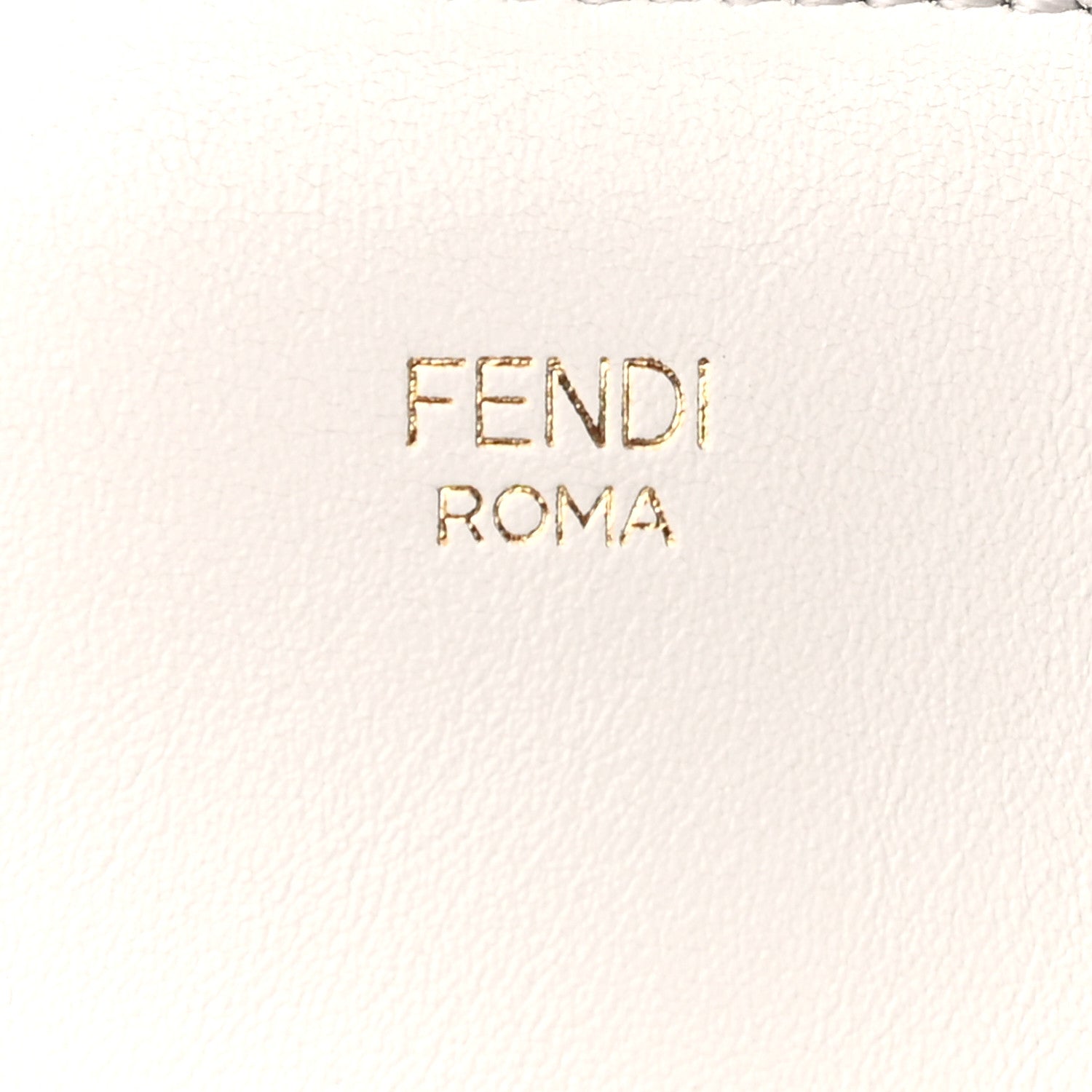 Fendi Vitello Glacier Medium FF Tote White 7 of 8